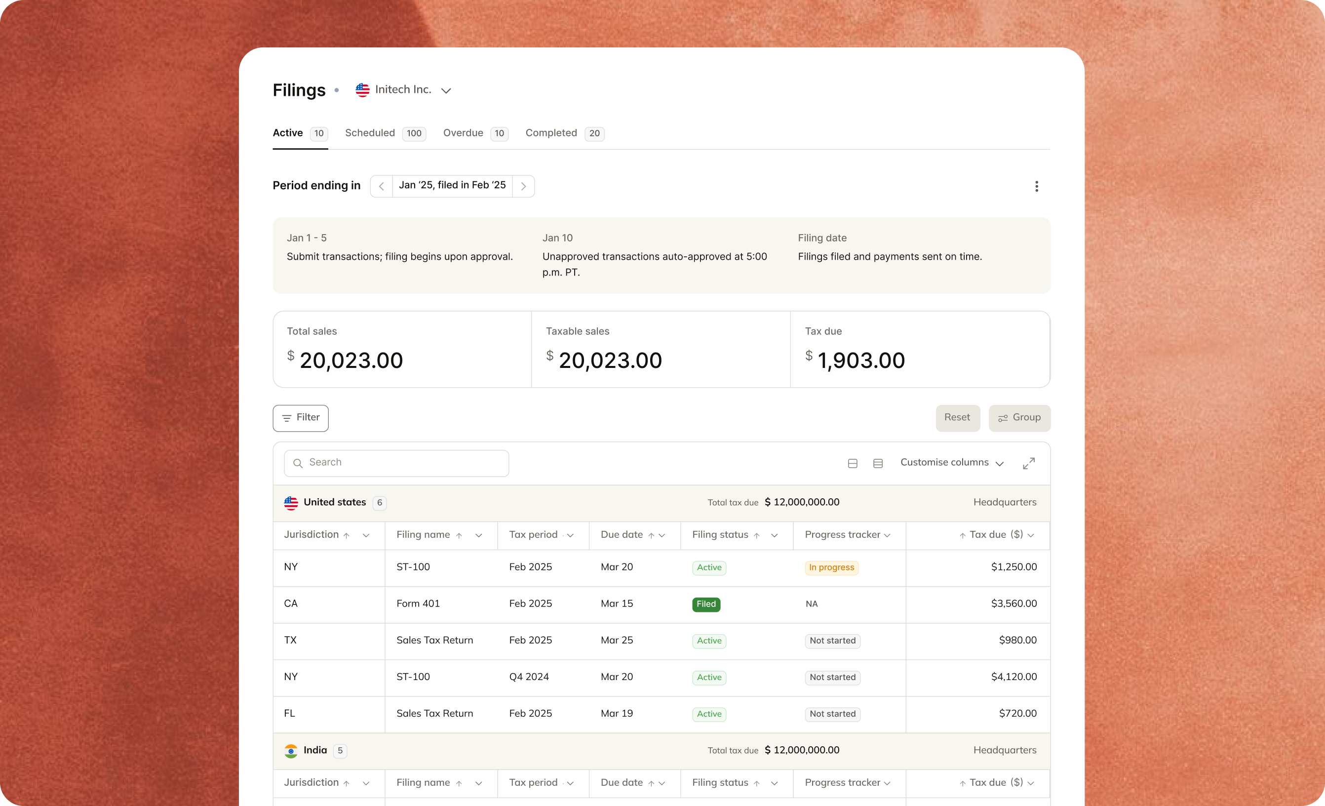 React Component Tables
