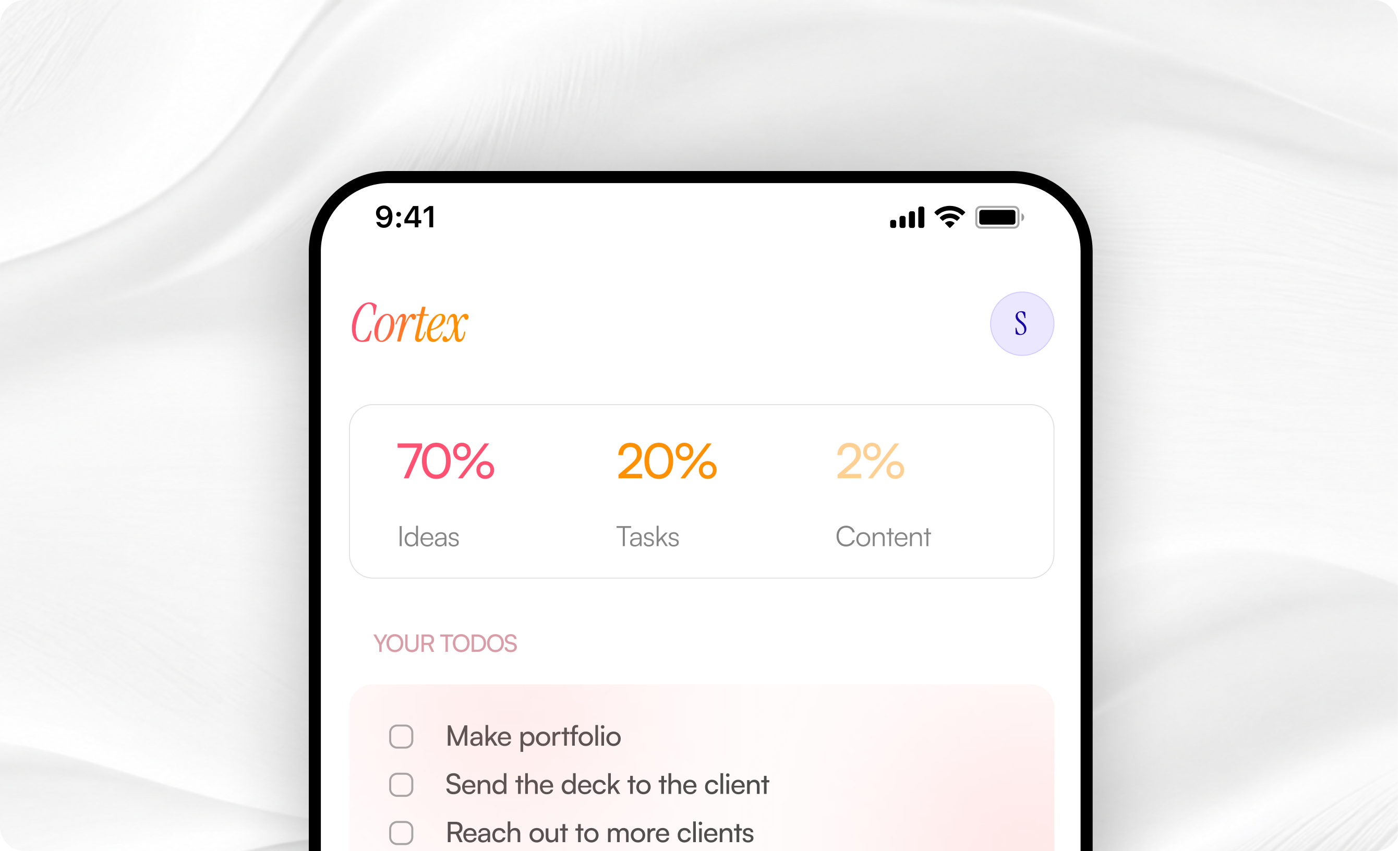 Cortex App preview 4